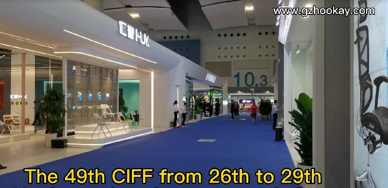 Hookay Enjoyed 49th CIFF丨Launched Fly Series Chairs with Unique Design