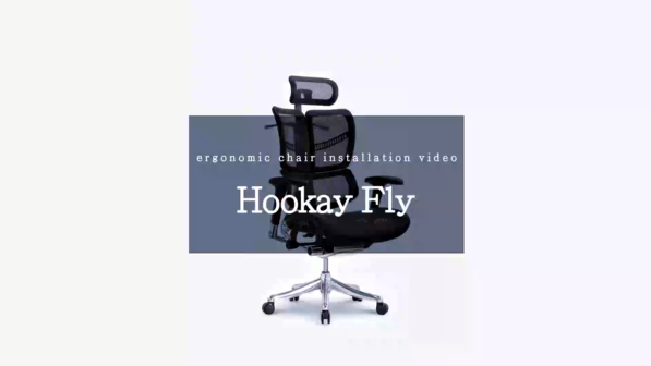 This is a video to show our Fly ergonomic executive chair packing and how to install the chair with several steps to operate.