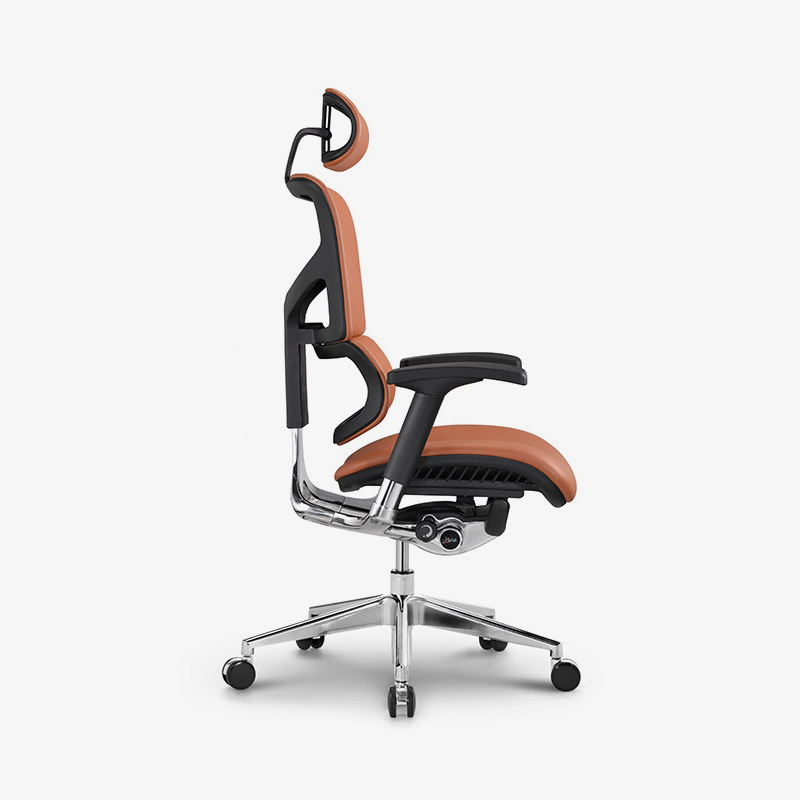 product-Ergonomic Office Chair With Lumbar Support Sail Leather Ergonomic Executive Chairs HSAL01-Ho-2