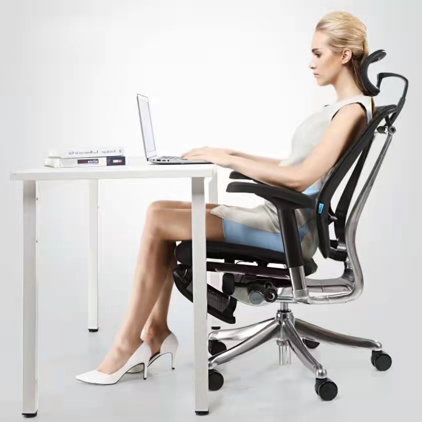 How to sit in ergonomic chair?