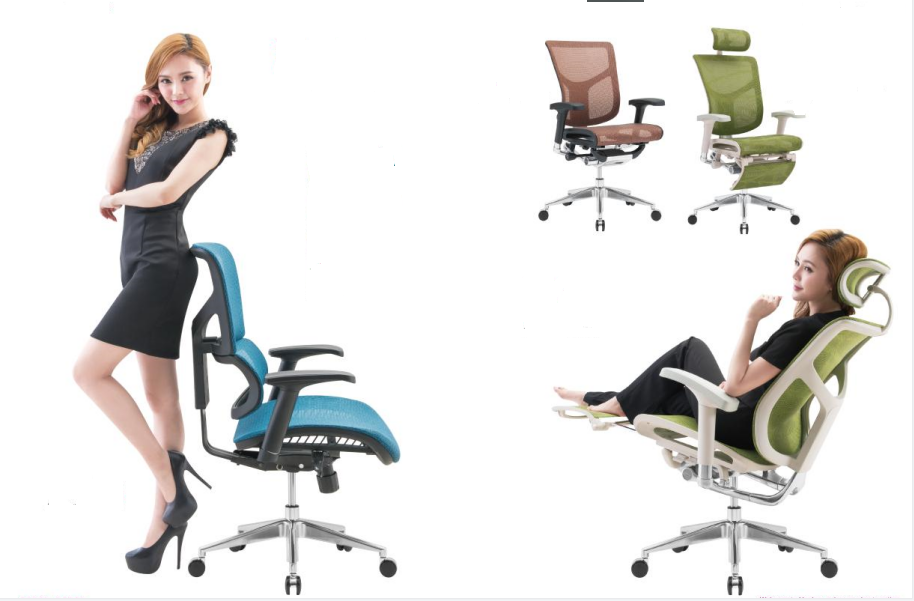 How to adjust ergonomic office chair to maintain correct sitting posture ?